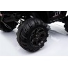 Auto Macchina Elettrica Fuoristrada Racing 2 Posti 12V per Bambini porte apribili Con telecomando (Bianca)