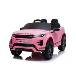 Auto Macchina Elettrica Range Rover Evoque 12V per Bambini porte apribili Con telecomando Full accessori (ROSA)