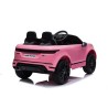 Auto Macchina Elettrica Range Rover Evoque 12V per Bambini porte apribili Con telecomando Full accessori (ROSA)