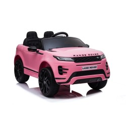 Auto Macchina Elettrica Range Rover Evoque 12V per Bambini porte apribili Con telecomando Full accessori (ROSA)