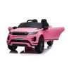 Auto Macchina Elettrica Range Rover Evoque 12V per Bambini porte apribili Con telecomando Full accessori (ROSA)
