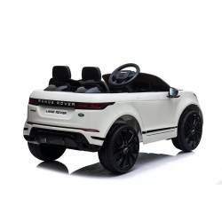 Auto Macchina Elettrica Range Rover Evoque 12V per Bambini porte apribili Con telecomando Full accessori (BIANCA)
