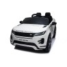 Auto Macchina Elettrica Range Rover Evoque 12V per Bambini porte apribili Con telecomando Full accessori (BIANCA)