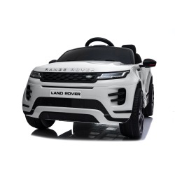 Auto Macchina Elettrica Range Rover Evoque 12V per Bambini porte apribili Con telecomando Full accessori (BIANCA)