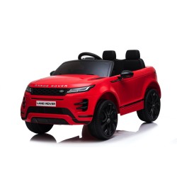 Auto Macchina Elettrica Range Rover Evoque 12V per Bambini porte apribili Con telecomando Full accessori (ROSSA)