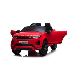 Auto Macchina Elettrica Range Rover Evoque 12V per Bambini porte apribili Con telecomando Full accessori (ROSSA)