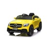 Auto Macchina Elettrica per Bambini 12V Mercedes GLC Coupè Concept con telecomando Gialla