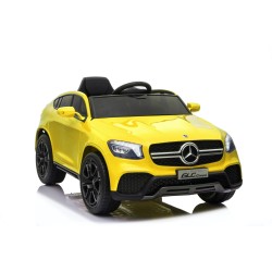 Auto Macchina Elettrica per Bambini 12V Mercedes GLC Coupè Concept con telecomando Gialla