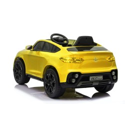 Auto Macchina Elettrica per Bambini 12V Mercedes GLC Coupè Concept con telecomando Gialla