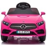 Auto Macchina Elettrica per Bambini 12V Mercedes GLC Coupè Concept con telecomando Gialla