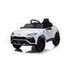 Auto Macchina Elettrica per Bambini 12V Lamborghini URUS Bianca con Telecomando Porte apribili Led e suoni Mp3