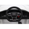 Auto Macchina Elettrica per Bambini 12V Audi RS e-tron GT Sedile Pelle con Telecomando Bianca