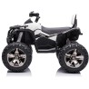 Super Quad Lander elettrico per Bambini 12V doppio motore Full optional con Ammortozzatori Bianco