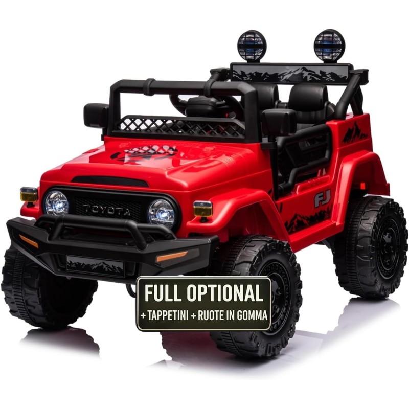 Toyota FJ Cruiser 12V Rosa Auto Elettrica Bambini | Toyscar