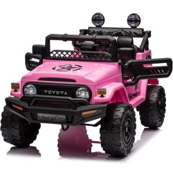 Toyota FJ Cruiser 12V Rosa Auto Elettrica Bambini | Toyscar