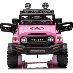 Toyota FJ Cruiser 12V Rosa Auto Elettrica Bambini | Toyscar