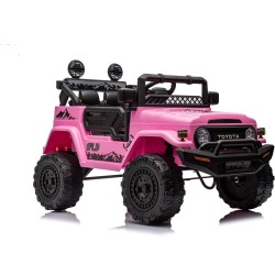 Toyota FJ Cruiser 12V Rosa Auto Elettrica Bambini | Toyscar