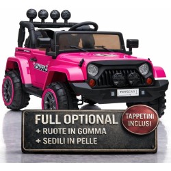 Auto Elettrica Jeep Adventure 12V per Bambini | Toyscar