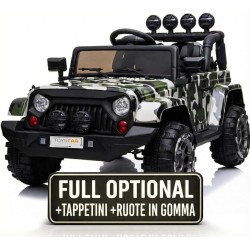 Auto Elettrica Jeep Adventure 12V per Bambini | Toyscar