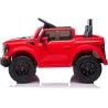 Auto Elettrica Bambini Ford Raptor 12V con Telecomando Porte Apribili, Bluetooth Luci LED e TAPPETINI Inclusi (Rossa)