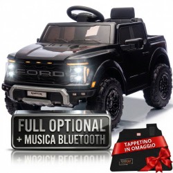 Ford Raptor bambini 12V auto elettrica fuoristrada telecomando