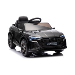 Auto Macchina Elettrica per Bambini 12V Audi SQ8 e-tron Sedile Pelle con Telecomando Cintura di Sicurezza Porte Apribili