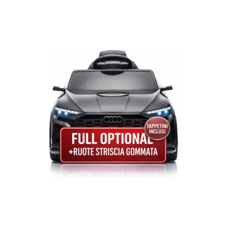 Auto Macchina Elettrica per Bambini 12V Audi SQ8 e-tron Sedile Pelle con Telecomando Cintura di Sicurezza Porte Apribili