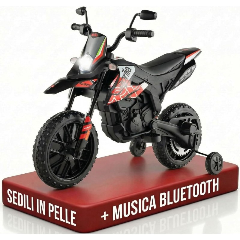 Mini Moto Aprilia RX 12V per Bambini | Toyscar