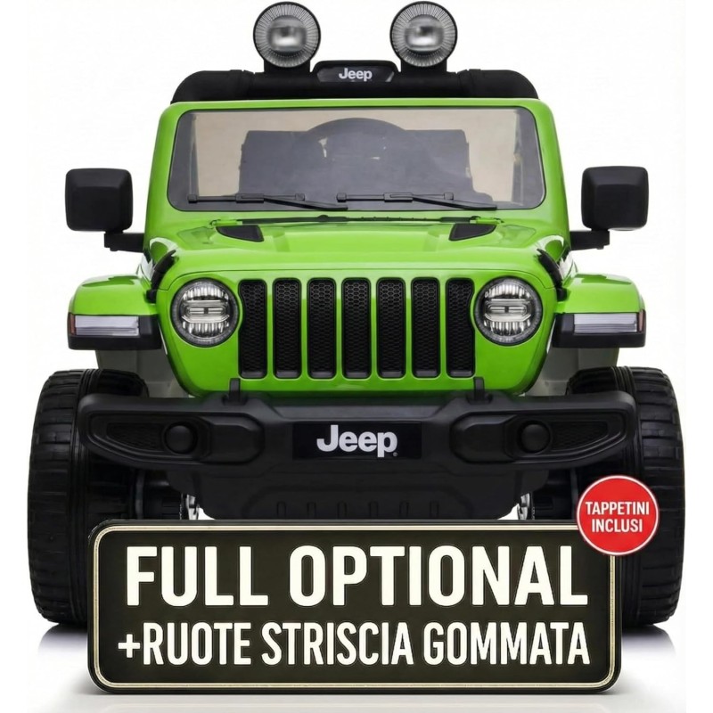 Jeep Wrangler Rubicon 12V Auto Elettrica Bambini | Toyscar