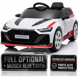 Audi RS6 Avant GT 12V Bambini Bianca | ToysCar