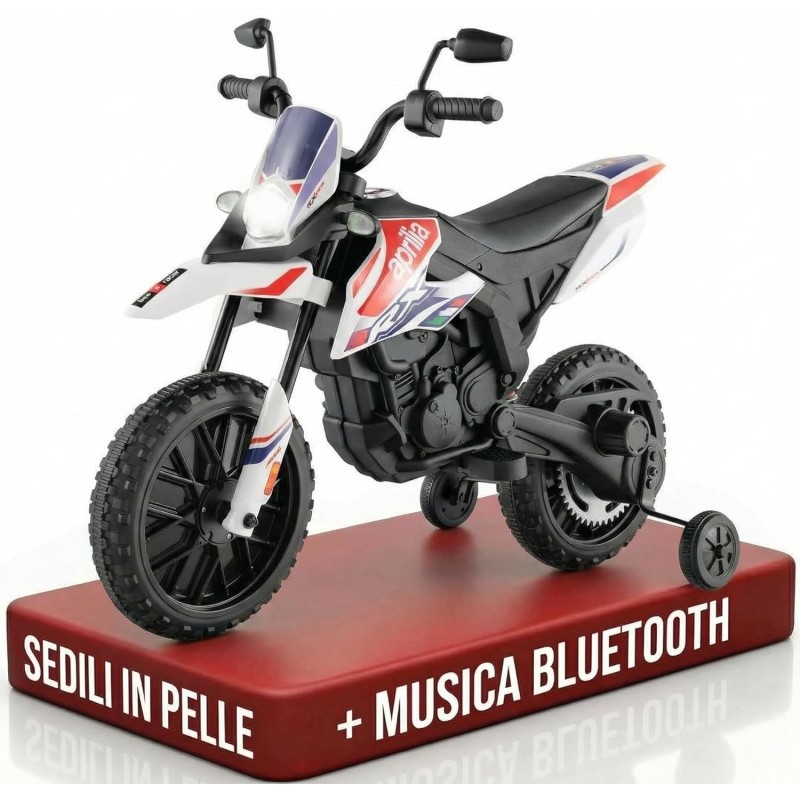 Mini Moto Aprilia RX 12V per Bambini | Toyscar