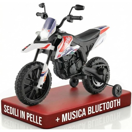 Mini Moto Aprilia RX 12V per Bambini | Toyscar